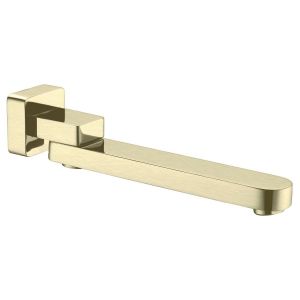 Bianca Swivel Bath Spout Only - Brushed Gold