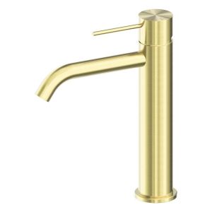Mecca Mid Tall Basin Mixer in Brushed Gold