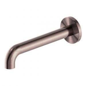 Mecca Basin/Bath Spout Only 120mm in Brushed Bronze