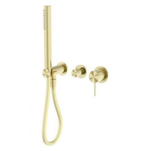 Mecca Shower Mixer Divertor System Seperate Back Plate - Brushed Gold