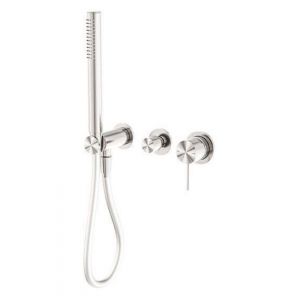 Mecca Shower Mixer Divertor System Seperate Back Plate - Brushed Nickel