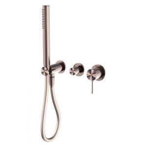 Mecca Shower Mixer Divertor System Seperate Back Plate - Brushed Bronze