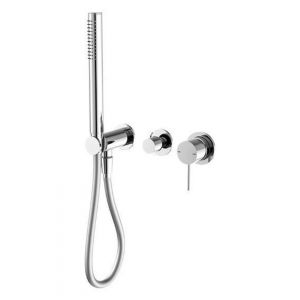 Mecca Shower Mixer Divertor System Seperate Back Plate - Chrome