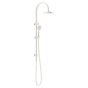 Mecca Twin Shower With Air Shower - Brushed Nickel