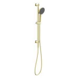 Mecca Shower Rail With Air Shower II in Brushed Gold