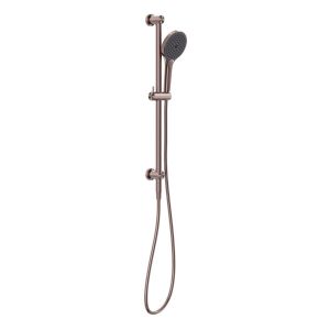 Mecca Shower Rail With Air Shower II in Brushed Bronze