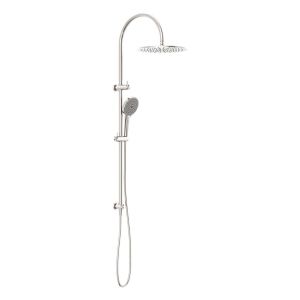 Mecca Twin Shower With Air Shower II in Brushed Nickel