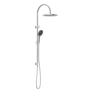 Mecca Twin Shower With Air Shower II in Chrome