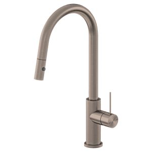 Mecca Pull Out Sink Mixer With Vegie Spray Function - Brushed Bronze