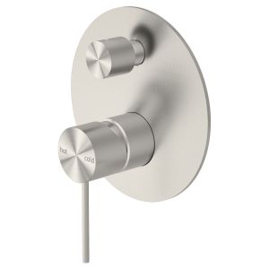 Mecca Shower Mixer With Divertor - Brushed Nickel