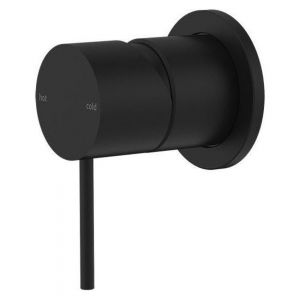 Mecca Shower Mixer With 60mm Plate - Matte Black