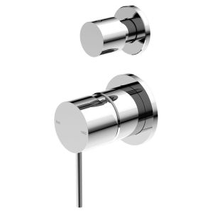 Mecca Shower Mixer With Divertor Separate Back Plate - Chrome