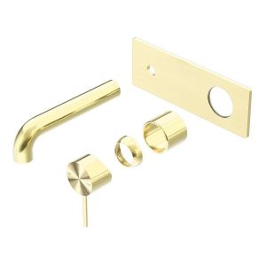 Mecca Wall Basin/Bath Mixer 120mm Trim Kits Only in Brushed Gold