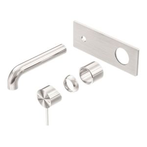 Mecca Wall Basin/Bath Mixer 120mm Trim Kits Only in Brushed Nickel