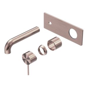 Mecca Wall Basin/Bath Mixer 120mm Trim Kits Only in Brushed Bronze