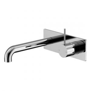Mecca Wall Basin/Bath Mixer Handle Up 120mm in Chrome
