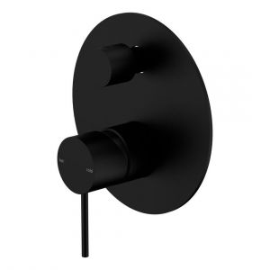 Mecca Shower Mixer With Divertor in Matte Black