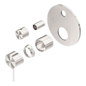 Mecca Shower Mixer With Divertor Trim Kits Only in Brushed Nickel