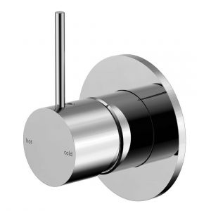 Mecca Shower Mixer Handle Up 80mm Plate in Chrome