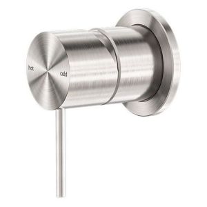 Mecca Shower Mixer 60mm Plate - Brushed Nickel