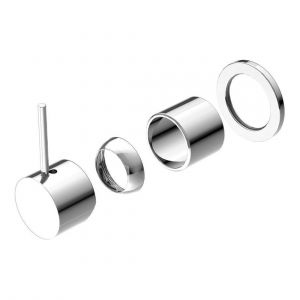 Mecca Shower Mixer 60mm Handle Up Plate Trim Kits Only in Chrome