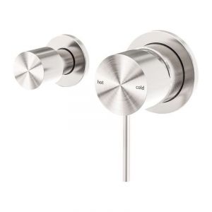 Mecca Shower Mixer With Horizontal 2 Way Divertor in Brushed Nickel