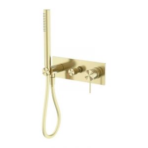 Mecca Shower Mixer Divertor System in Brushed Gold