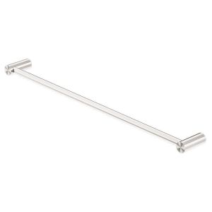 New Mecca Single Towel Rail 600mm - Brushed Nickel