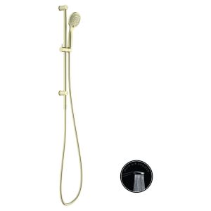 Opal Shower Rail With Air Shower - Brushed Gold