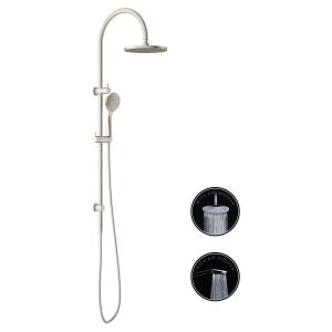 Opal Twin Shower With Air Shower - Brushed Nickel