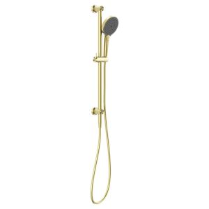 Opal Shower Rail With Air Shower II - Brushed Gold