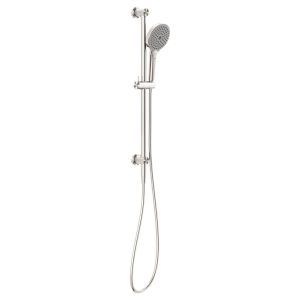 Opal Shower Rail With Air Shower II - Brushed Nickel
