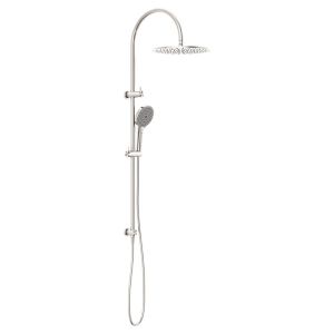 Opal Twin Shower With Air Shower II - Brushed Nickel