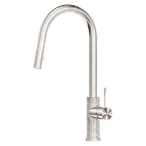 Opal Pull Out Sink Mixer With Vegie Spray Function - Brushed Nickel