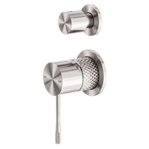 Opal Shower Mixer With Divertor Separate Plate - Brushed Nickel
