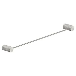 Opal Single Towel Rail 600mm - Brushed Nickel