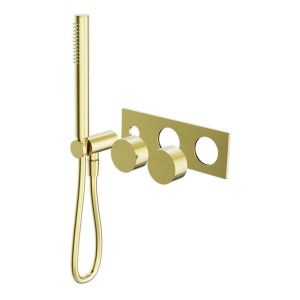 Kara Progressive Shower System Trim Kits Only in Brushed Gold