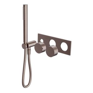 Kara Progressive Shower System Trim Kits Only in Brushed Bronze