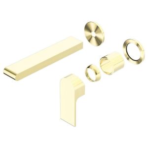 Bianca Wall Basin/Bath Mixer Separate Back Plate 187mm Trim Kits Only - Brushed Gold