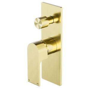Bianca Shower Mixer With Divertor - Brushed Gold