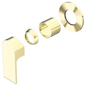 Bianca Shower Mixer 80mm Plate Trim Kits Only - Brushed Gold