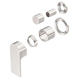 Bianca Shower Mixer With Divertor Separate Back Plate Trim Kits Only - Brushed Nickel