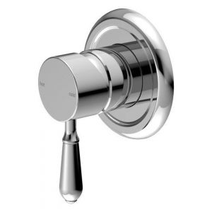 York Shower Mixer With Metal Lever - Chrome