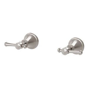 Nostalgia Lever Wall Top Assemblies - Brushed Nickel