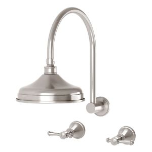 Nostalgia Lever Shower Set - Brushed Nickel