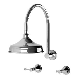 Nostalgia Lever Shower Set - Chrome