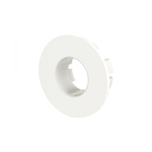 Round Overflow Ring with Larger Fixing, Matte White