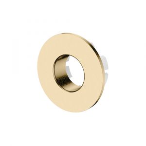 Round Overflow Ring with Larger Fixing, Urban Brass