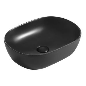 Polino Basin 460 Matt Black Above Counter