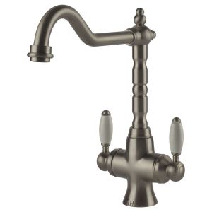 Providence Double Sink Mixer - Brushed Nickel